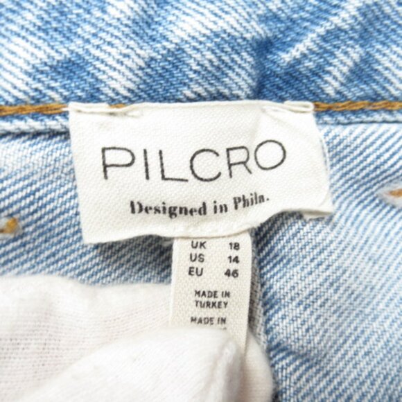 Anthropologie Pilcro The Madi Front-Slit Denim Maxi Skirt Endless Summer Wash 14 - Picture 11 of 11